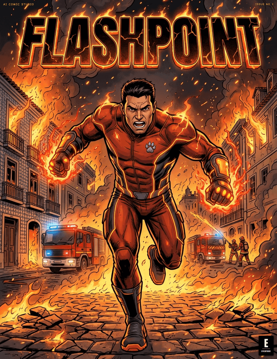 Flashpoint — Hero & Ink comic cover
